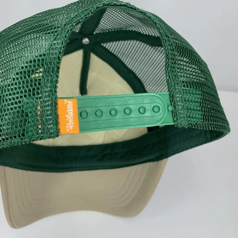 Hochatime Patch Hat Hochatown OK Quilted Green Mesh Adjustable Snap Baseball Cap